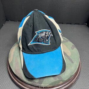 Carolina Panthers Reebok NFL Adjustable Cap Two-Tone Blue & Beige Embroidered Lo